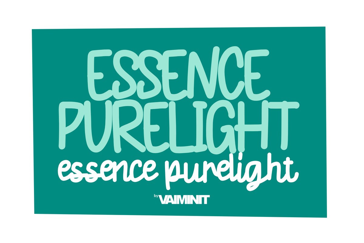 Beispiel einer Essence Purelight-Schriftart