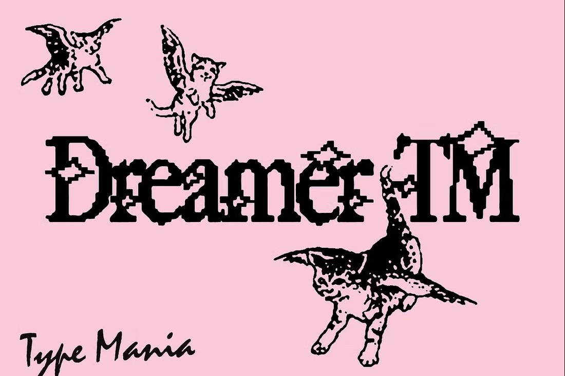 Beispiel einer Dreamer TM-Schriftart