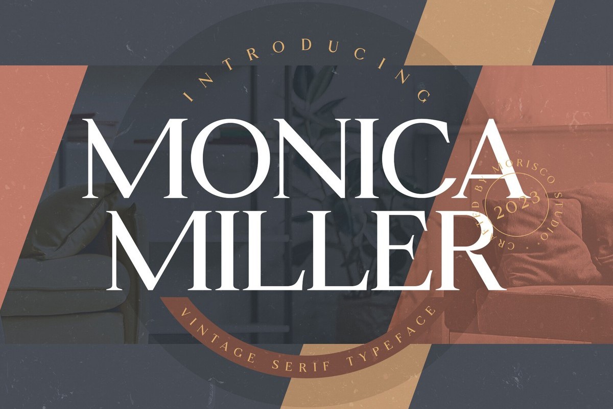 Beispiel einer Monica Miller-Schriftart