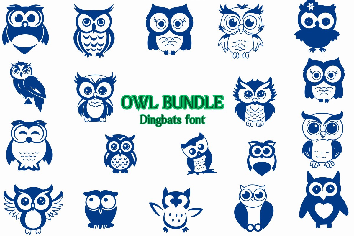 Beispiel einer Owl Bundle Regular-Schriftart