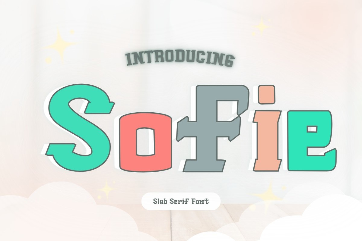 Beispiel einer Sofie Regular-Schriftart