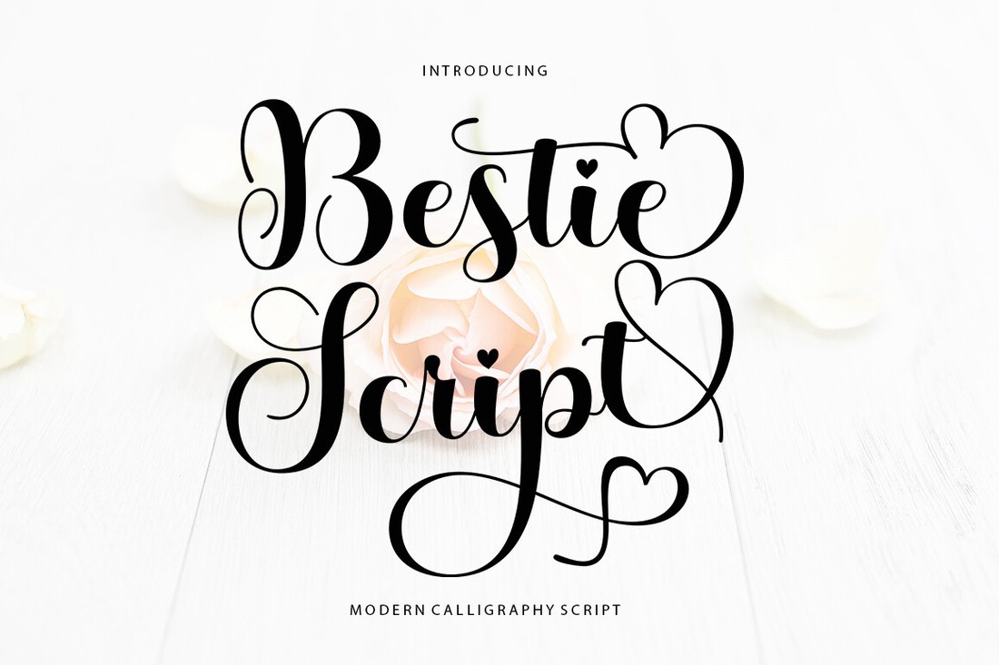 Beispiel einer Bestie Script Regular-Schriftart