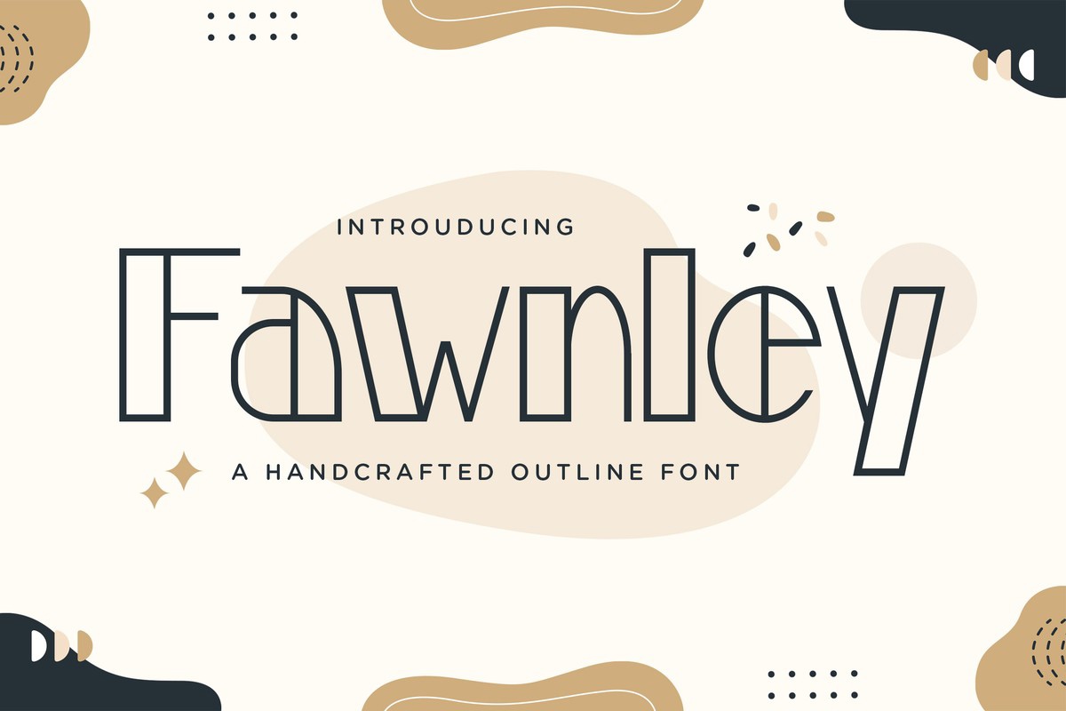 Beispiel einer Fawnley-Schriftart