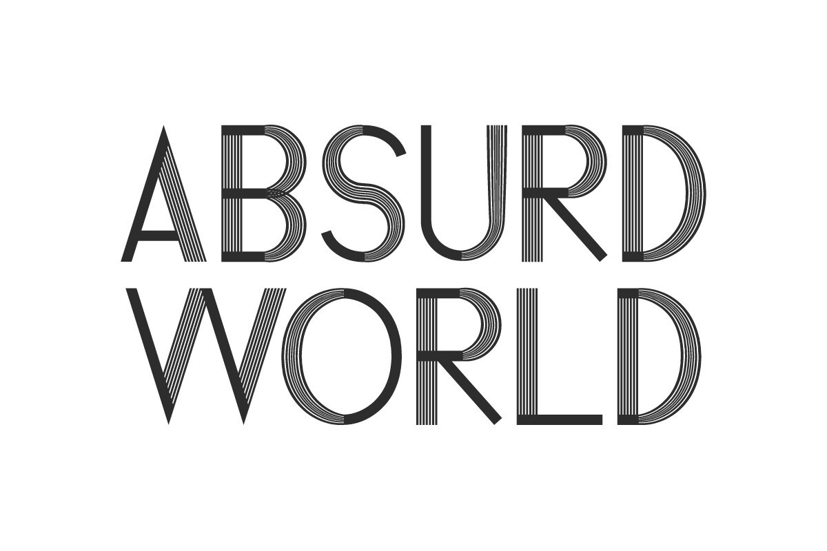 Beispiel einer Absurd World-Schriftart