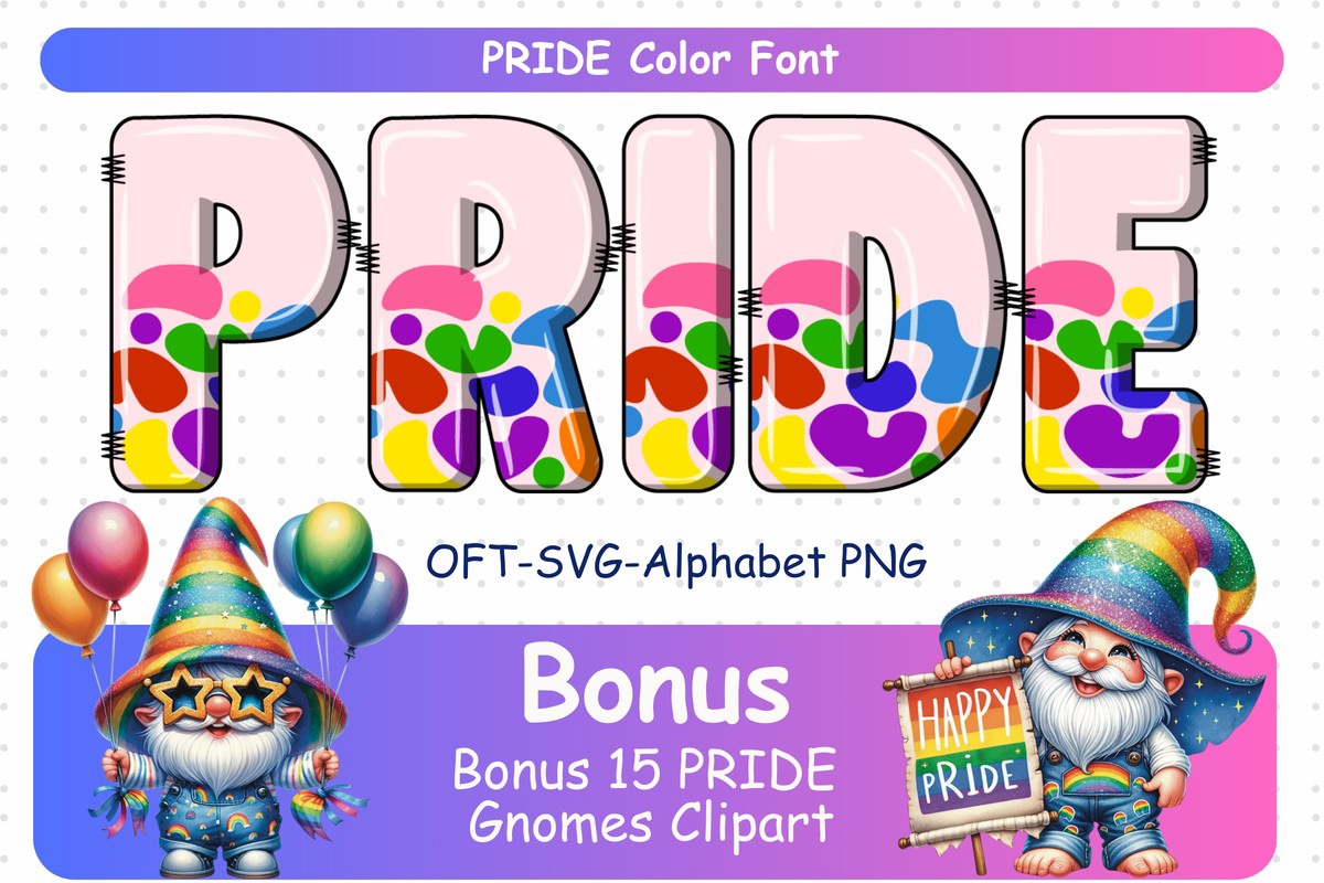 Beispiel einer Pride-Schriftart