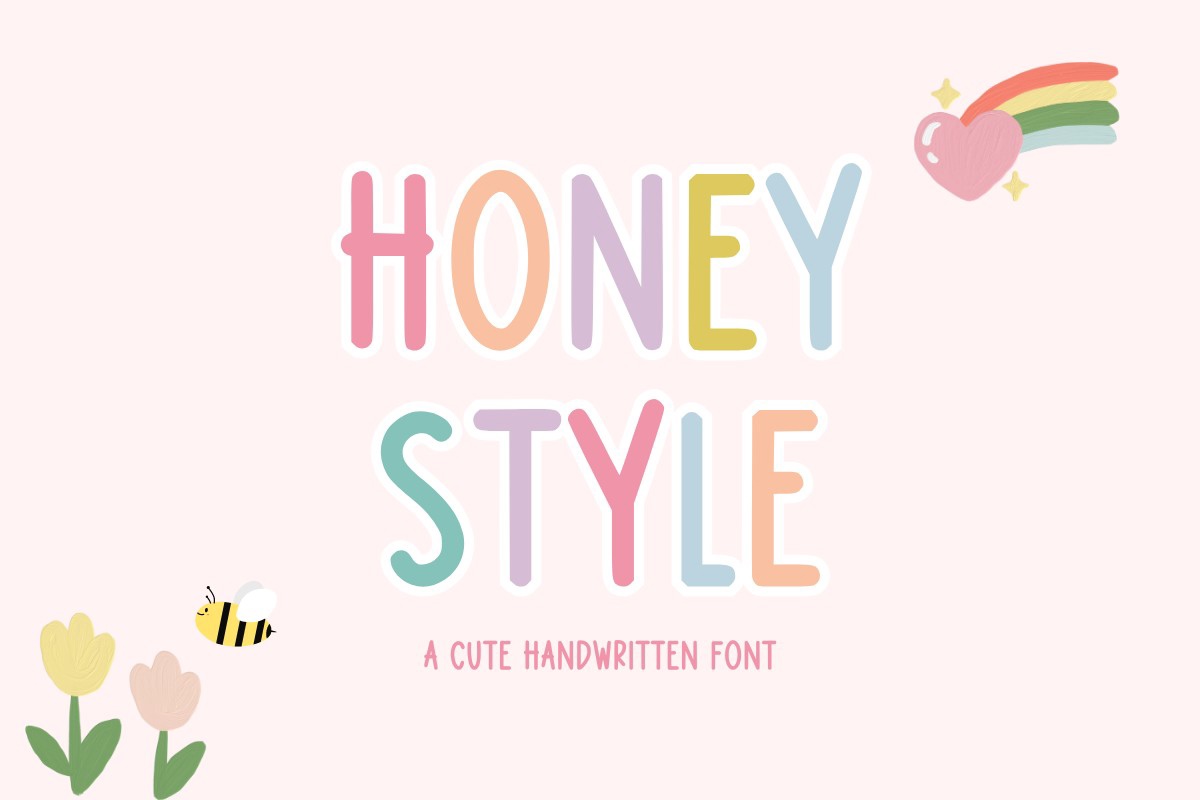 Beispiel einer Honey Style Regular-Schriftart