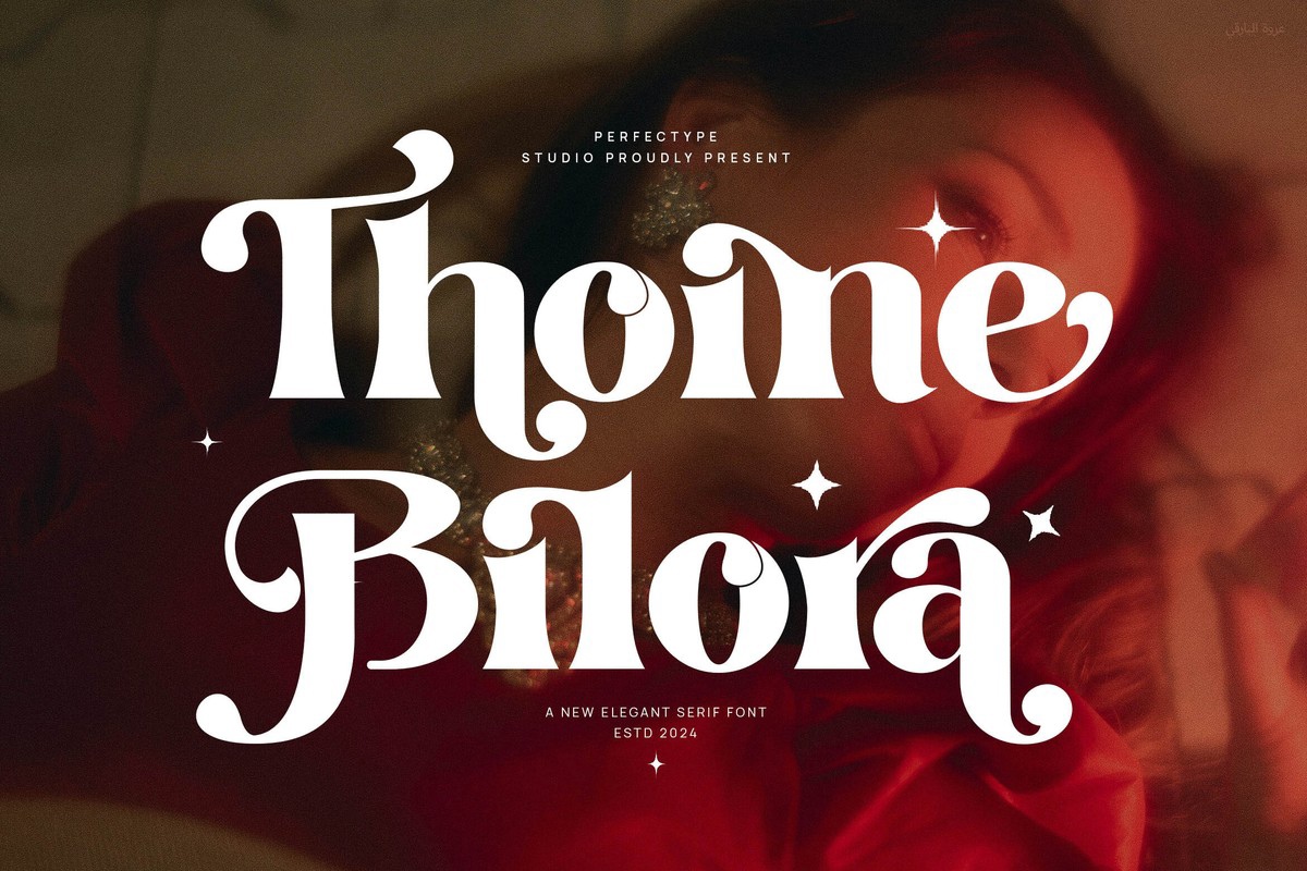 Beispiel einer Thoine Bilora Regular-Schriftart